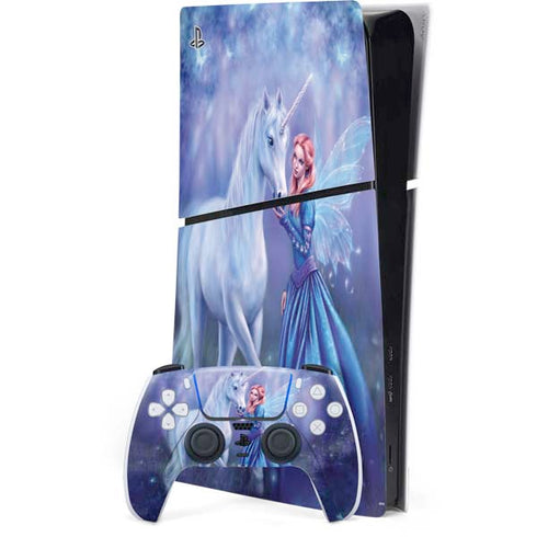 Rhiannon Fairy and Unicorn by Rachel Anderson PlayStation PS5 Skins